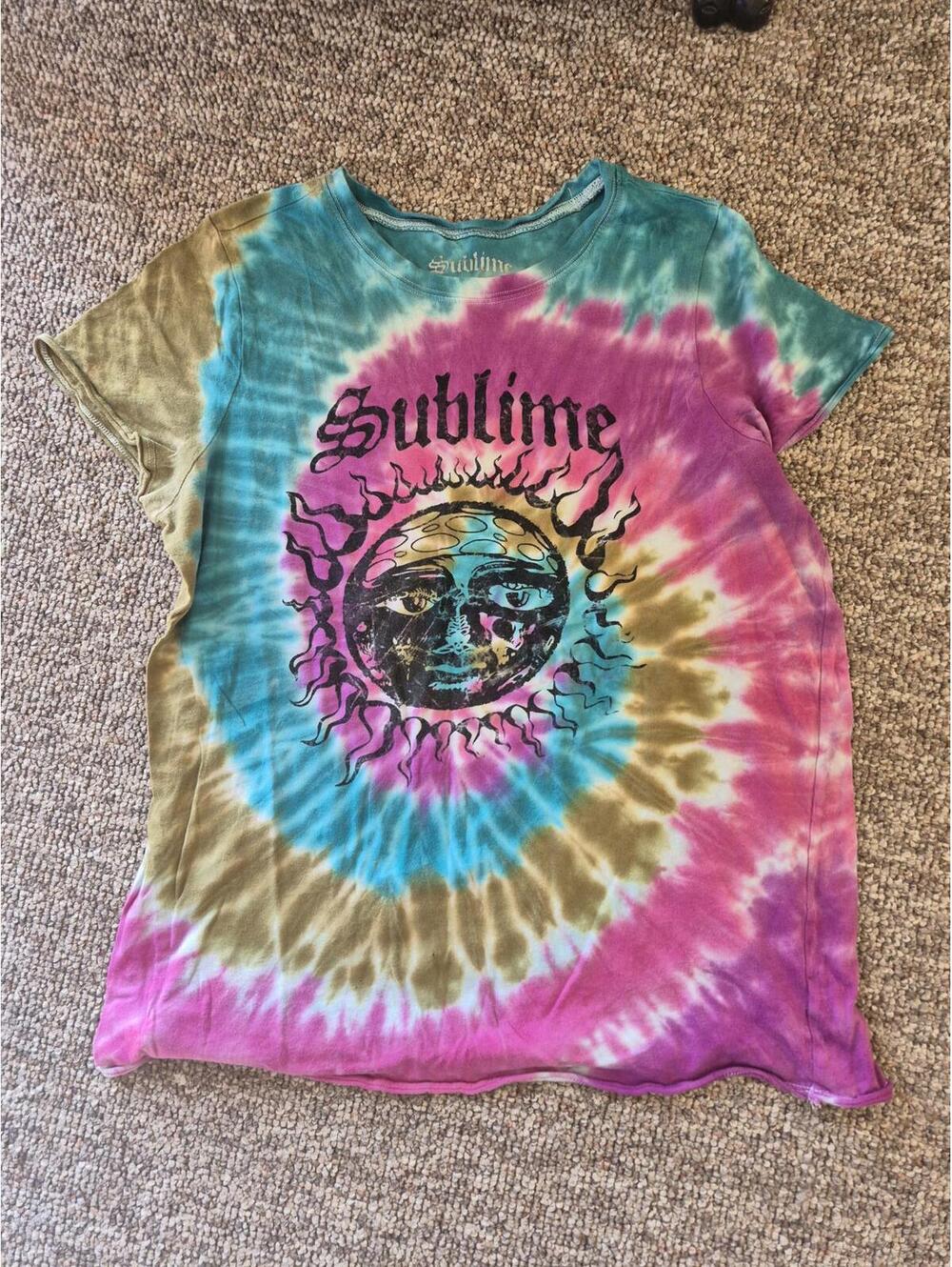 Sublime Tie-Dye Graphic T-Shirt size-00